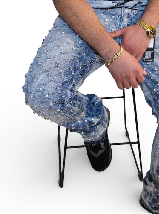 Rhinestones jeans