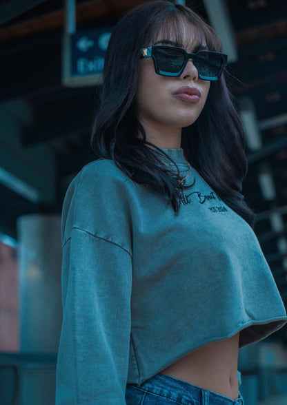 Long sleeve CROP TOP👑