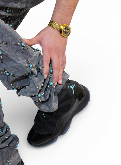 Rhinestones Jeans