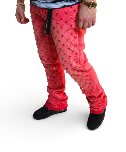 Rhinestones Jeans