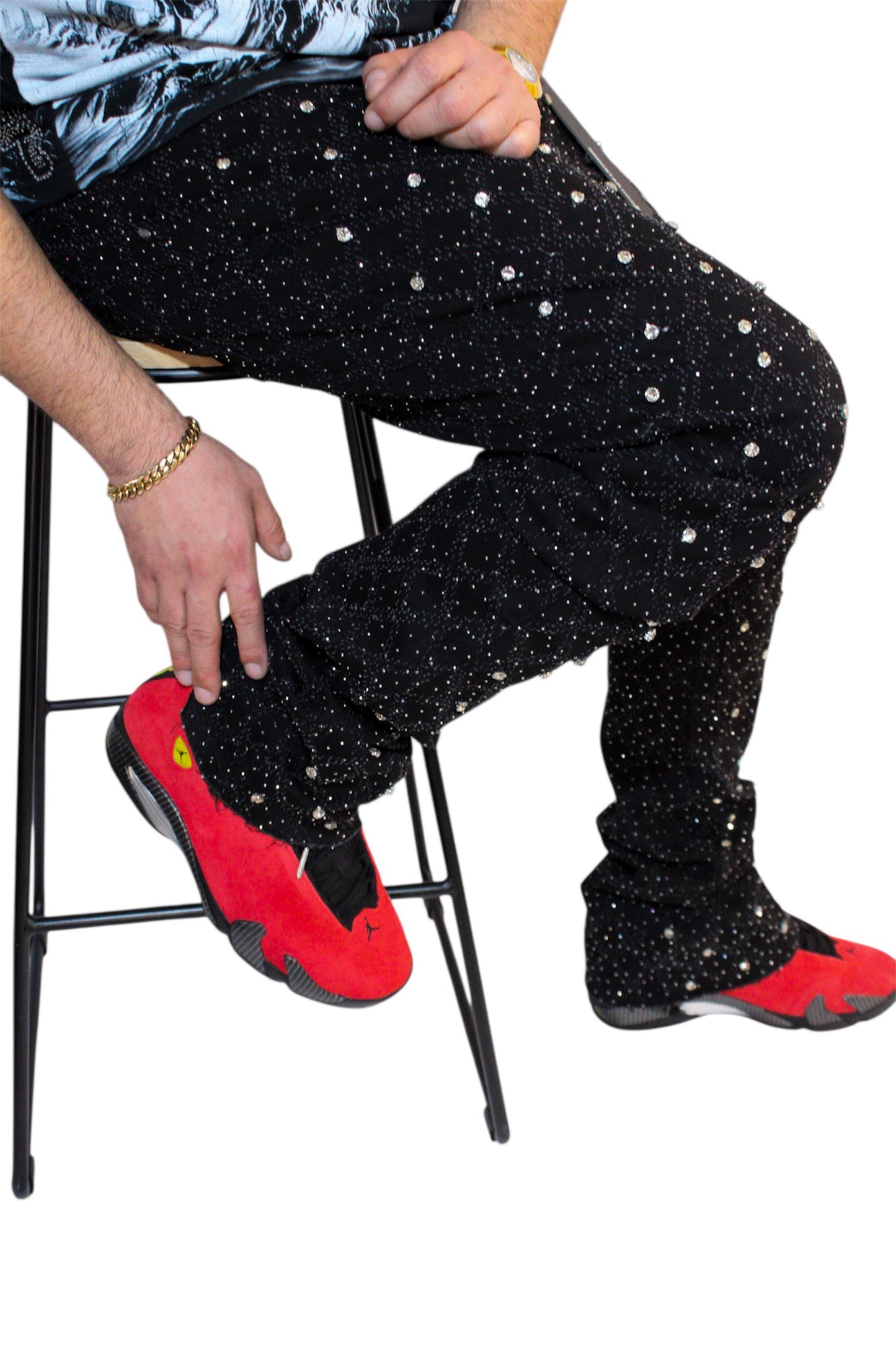 Rhinestones Jeans