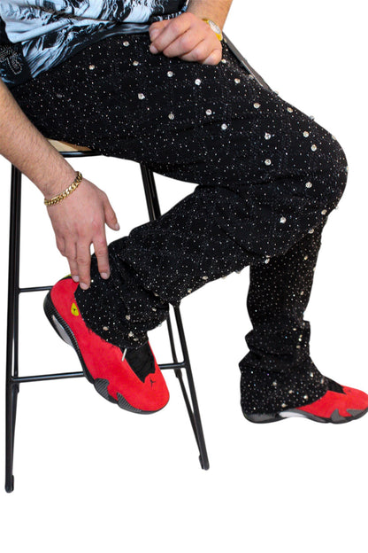Rhinestones Jeans