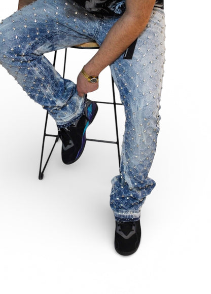 Rhinestones jeans
