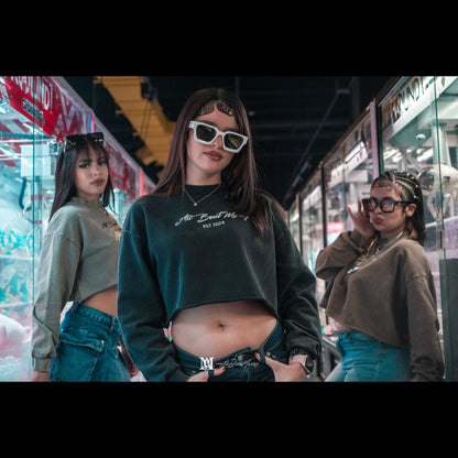 Long sleeve CROP TOP👑